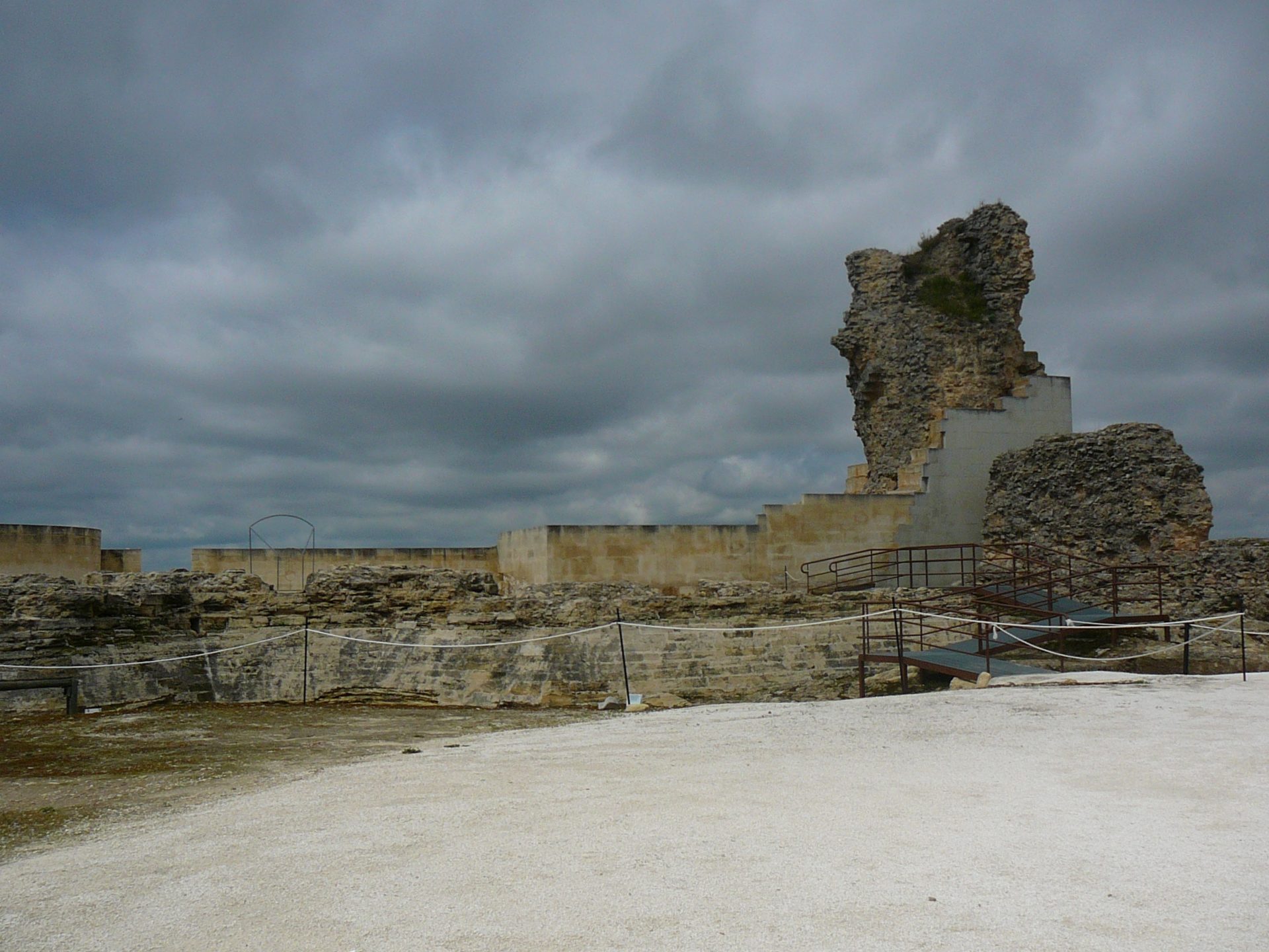 La estructura exterior del castillo. 3