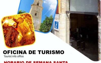 OFICINA DE TURISMO | HORARIO APERTURA SEMANA SANTA